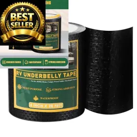 Rvt004 Ioncat Rv Underbelly Material Repair Tape Flex Belly 4 Inch X 20 Feet Black
