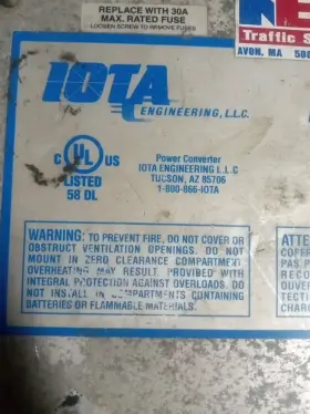 Dls-55 Iota Dsl-55 Series Converter/charger Solar Previously Used #3