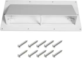 As9006 Jack Boss As9006- Rv Vent Cover With Locking Damper White Camper Exhaust
