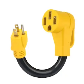 Ja-ec5151450a Jadode 15 Amp To 50 Rv Adapter Cord 12 Inch Nema 5-15p 14-50r Etl Listed Ja-ec5151450a Jadode 15 Amp To 50 Rv Adapter Cord 12 Inch Nema 5-15p 14-50r Etl Listed