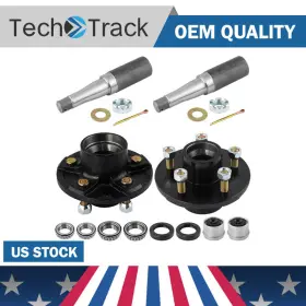Rbt-5x45h-2k Jadode Rbt-sp17584x2 4x 5 On 4.5 Inch Trailer Axle Kit For 3500lbs Axles Idler Hub #84 Spindle
