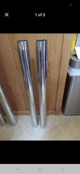 0180069 Jayco Chrome Table Leg 30 Inch Length For Rv Camper