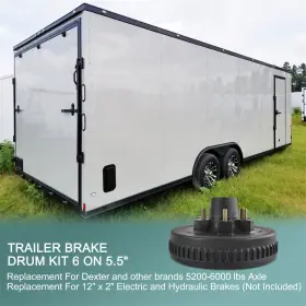 42656 Jdmspeed New 6 On 5.5 Inch 12 X2 Trailer Brake Hub Drum Kit Fits 5200 - 6000 Lbs Axle #3 42656 Jdmspeed New 6 On 5.5 Inch 12 X2 Trailer Brake Hub Drum Kit Fits 5200 - 6000 Lbs Axle #3