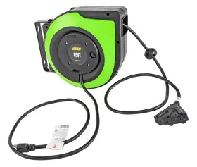 81912 Jegs Extension Cord With Retractable Reel 65 Ft. 12-gauge 3 15 Amp Recep