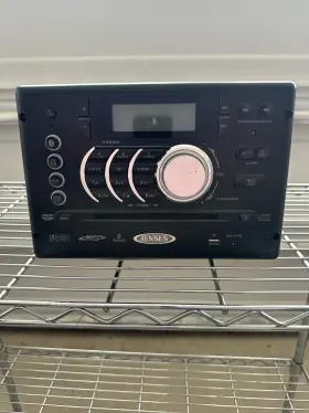 Awm968 Jensen Wall Mount Radio Am/fm Dvd Bluetooth Oem Rv