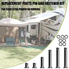 Et22113123-1 Jerbor New Lippert Style Solera Awning Arm Repair Pin Kit For Rv Camper Trailer Et22113123-1 Jerbor New Lippert Style Solera Awning Arm Repair Pin Kit For Rv Camper Trailer