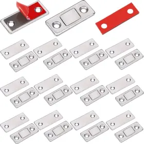 Thin-12 Jiayi 611434046139 Drawer Magnets 12 Pack Ultra Thin Cabinet Door