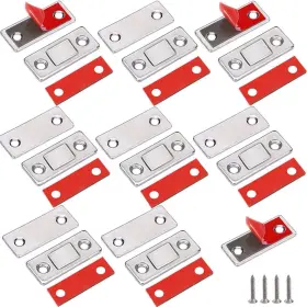 Sch8p22 Jiayi Cabinet Door Magnets 8 Pack Ultra Thin Magnetic Catch Silver Sch8p22 Jiayi Cabinet Door Magnets 8 Pack Ultra Thin Magnetic Catch Silver