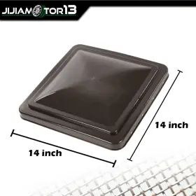 J-02trc0001bsm Jijiamotor13 2pcs Brown 14 Inch X Replacement Roof Vent Cover Camper Rv Trailer Ventline #2 J-02trc0001bsm Jijiamotor13 2pcs Brown 14 Inch X Replacement Roof Vent Cover Camper Rv Trailer Ventline #2
