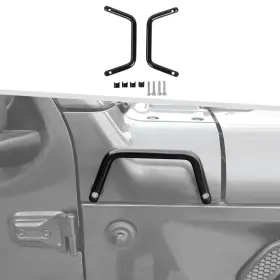 Jimen360lhh02 Jimen Fit For Jeep Wrangler Jl And Gladiator 2018-2025 2pcs Hood Grab Handles Jimen360lhh02 Jimen Fit For Jeep Wrangler Jl And Gladiator 2018-2025 2pcs Hood Grab Handles