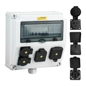 Jdz0122-2 Jindouzi Panel Power Outlet 20a 30a 50a Breakers Nema Outlets Rv 5-20 Jdz0122-2 Jindouzi Panel Power Outlet 20a 30a 50a Breakers Nema Outlets Rv 5-20
