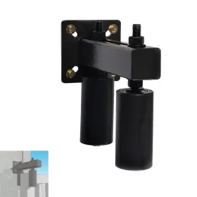 250804 Jldgmxcdz Sliding Gate Rollers Guide Adjustable Roller Kit With 4 Inch Nylon Black