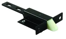10935 Jr Products Black 2 Inch Compartment Door Trigger Latch