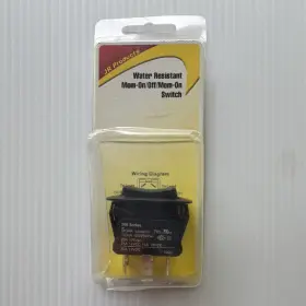13855 Jr Products Water Resistant Mom-on/off/mom-on Switch