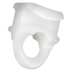 81305 Jr Products White Plastic Small Sliding Eye Curtain Carrier Set