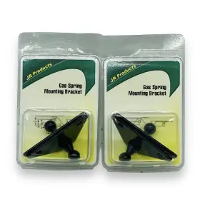 Br-1020 Jr Products 2x Two 10mm 3 Holes Flat Gas Spring Mounting Bracket 2pk