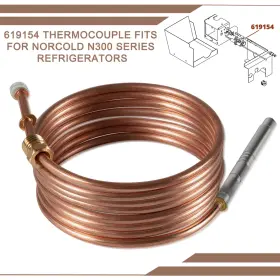 619154 Jt-motor For Norcold N300 N304 Series Refrigerator Rv Fridge Thermocouple 2& 3 Way 619154 Jt-motor For Norcold N300 N304 Series Refrigerator Rv Fridge Thermocouple 2& 3 Way