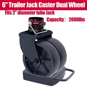 1bjy-jwd-02b Jy 2000lbs Dual Trailer Swirl Jack Caster 6 Inch Wheel With Dock Pin Fits Any #3 1bjy-jwd-02b Jy 2000lbs Dual Trailer Swirl Jack Caster 6 Inch Wheel With Dock Pin Fits Any #3