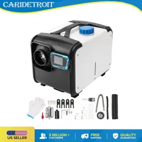 0dah05700 Kac Diesel Air Heater 5kw 12v All In One Lcd Motorhome Car Truck Boat Camper White