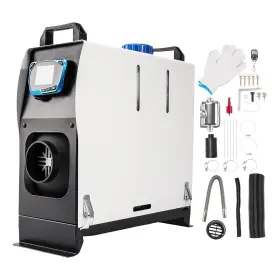 Aup291340 Kac New White Diesel Air Parking Heater 12v 5kw 5l For Cars Suv Boats With Lcd Switch