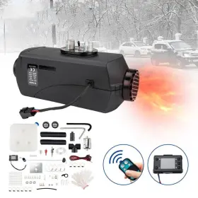 Gon776049 Kac Diesel Air Heater Lcd Display 5kw 12v For Car Bus Rv Garage With Remote Control #3