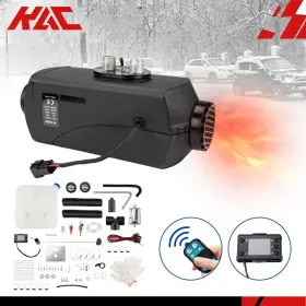 Gon776049 Kac Diesel Air Heater Lcd Display 5kw 12v For Car Bus Rv Garage With Remote Control