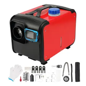 Yia291593 Kac Red And Black Diesel Air Heater Thermostat 12v 5kw For Cars Trucks Boats Trailers