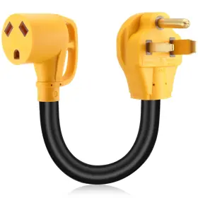 Kanayu-wae-2076 Kanayu 50amp To 30amp Rv Power Adapter Cord Compatible With Nema 6-50p Tt-