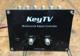 16087-202 Key Tv Multisource Signal Controller Rv Model Untested