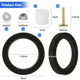 Rvts-1014 Kikerike Rv Toilet Seal Replacement For Dometic 300/310/320 Gasket Parts