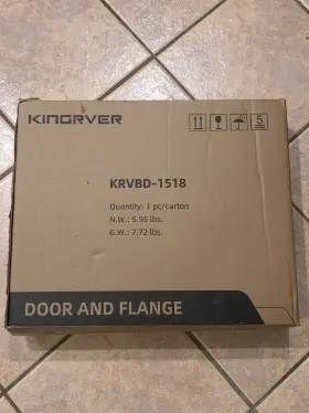 Krvbd-1518 Kingrver Rv Tankless Water Heater 15 X 18 In Black Door Kit Only For