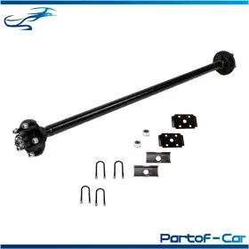 Kte6225168 Kinte Tech 2000lbs Trailer Axle 5 Lug-4.5ft 58ft Hub Face For Car
