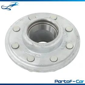 Kte6937329 Kinte Tech #42 Spindle 8 On- 6.5ft Galvanized Trailer Hub Kit For 7000lbs Axle