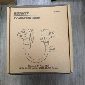 Hp489 Kohree Generator Adapter Cord 30amp 3 Prong To 4