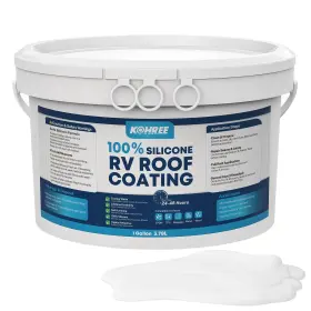 Kr4181 Kohree Rv Roof Coating 1 Gallon 100 Silicone Sealant No Primer Need Kr4181 Kohree Rv Roof Coating 1 Gallon 100 Silicone Sealant No Primer Need