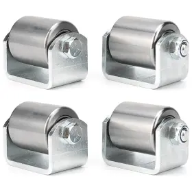 159043 Koondheend 4 Steel Micro Rollers 2 Inches Roller Heavy Duty Wheel Fit For Rv Trailer