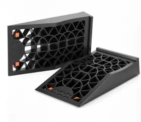 Kroak Vnz8844841 Rv Leveling Ramps - Camper Or Trailer Leveler/wheel Chocks 6613lbs Load Black