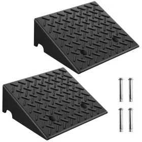 Yiq4664656 Kroak 2x 8818lbs Load Rubber Curb Ramp For Driveway Heavy Duty Threshold 5 Inch /6