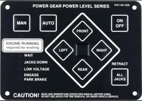 140-1226 Kwikee Rv Level Touch Pad Auto Control 359080 New Open Box
