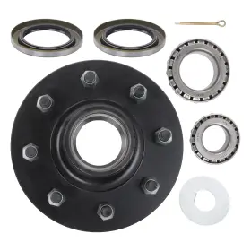Qs711200qr Lablt 7000 Lbs Trailer Idler Hub Kit - 8 Lugs On 6.5 Inch Bolt #42 Spindle With Bearing