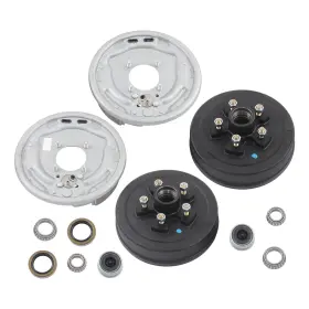 Bck66319k Labwork Trailer Drum Kits 5 On 4.5 Inch B.c. With 10 X2-1/4 Hydraulic Marine Brakes For 3500lb
