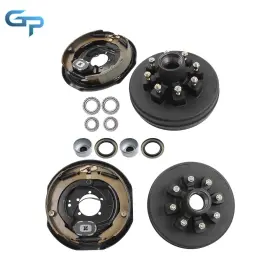 Labwork Gre280130 8 On 6.5 Inch 12 X2 Trailer Hub Drum Kits Electric Brakes For 7000lb Axle