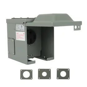Labwork Law167340 50a Rv Power Outlet Box 125/250v Electrical Outdoor Receptacle 14-50r