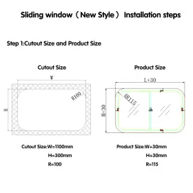 Law210360 Labwork 24 Inch 48 W 12 22 H Universal Rv Window Horizontal Sliding Law210360 Labwork 24 Inch 48 W 12 22 H Universal Rv Window Horizontal Sliding