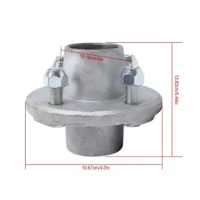 Law260064 Labwork For 2000 Lbs. 1 Inch Spindle 4 On Galvanized Trailer Hub
