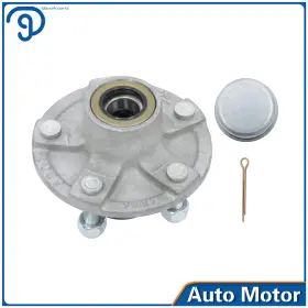 Lp1040760ks Labwork Trailer Hub Kit 5 On 4.5ft Galvanized For 2000 Lbs. 1ft Spindle
