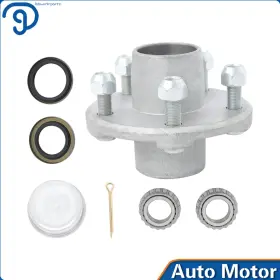 Lp1040808ks Labwork Bearings 44643 2000lbs Kit Boat Trailer Galvanized Idler Hub 5 Lug 1 Inch