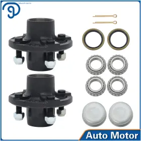 Lp1041360ks Labwork 4 Bolt On Inch Circle Hub Fit For 2 000 Lbs Axle Trailer Bearing Kits