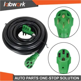 Tl27567q Labwork 50 Amp 15ft Rv Extension Cord 6/3 8/1 Wire For Motorhome Camper