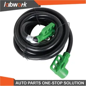 Tl27568q Labwork 50amp 30ft Rv Power Extension Cord With Led Light For Trailer Truck